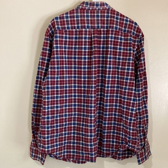 Old navy slim fit everyday shirt built in flex plaid button down - Picture 5 of 5